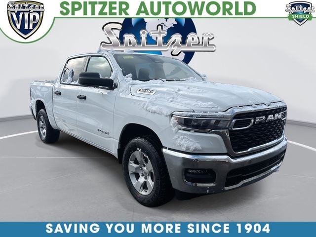 Bright White Clearcoat 2026 RAM 1500 Big Horn Crew Cab 4WD Pickup Truck Four-Wheel Drive 8-Speed Automatic