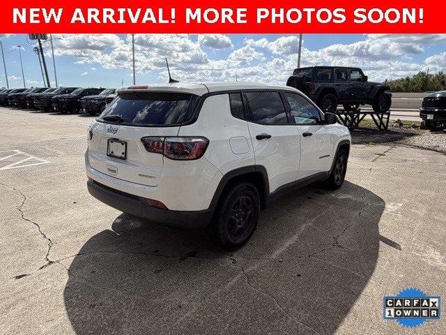2020 Jeep Compass Sport White at North Houston Mitsubishi
