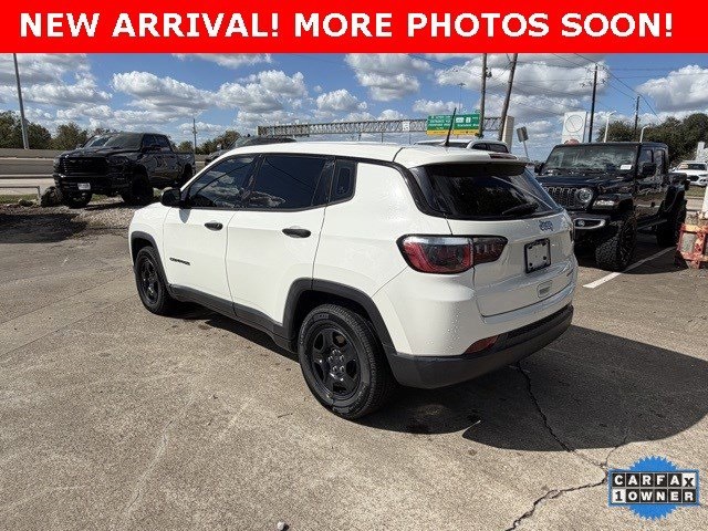 2020 Jeep Compass Sport White at North Houston Mitsubishi