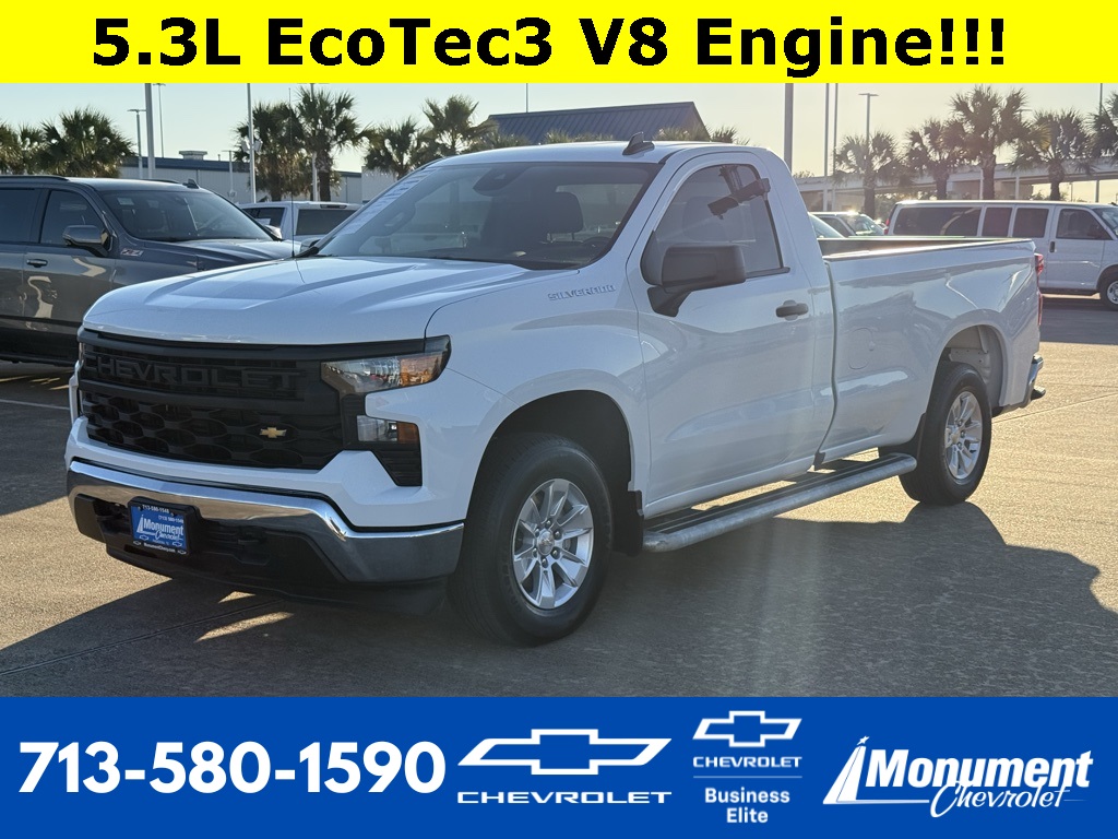 2024 Chevrolet Silverado 1500 WT White at Classic Elite Chevrolet Sugar Land