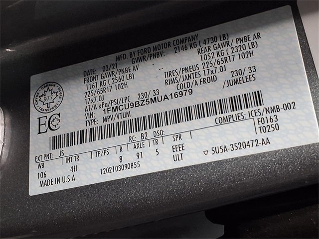 2021 Ford Escape Hybrid