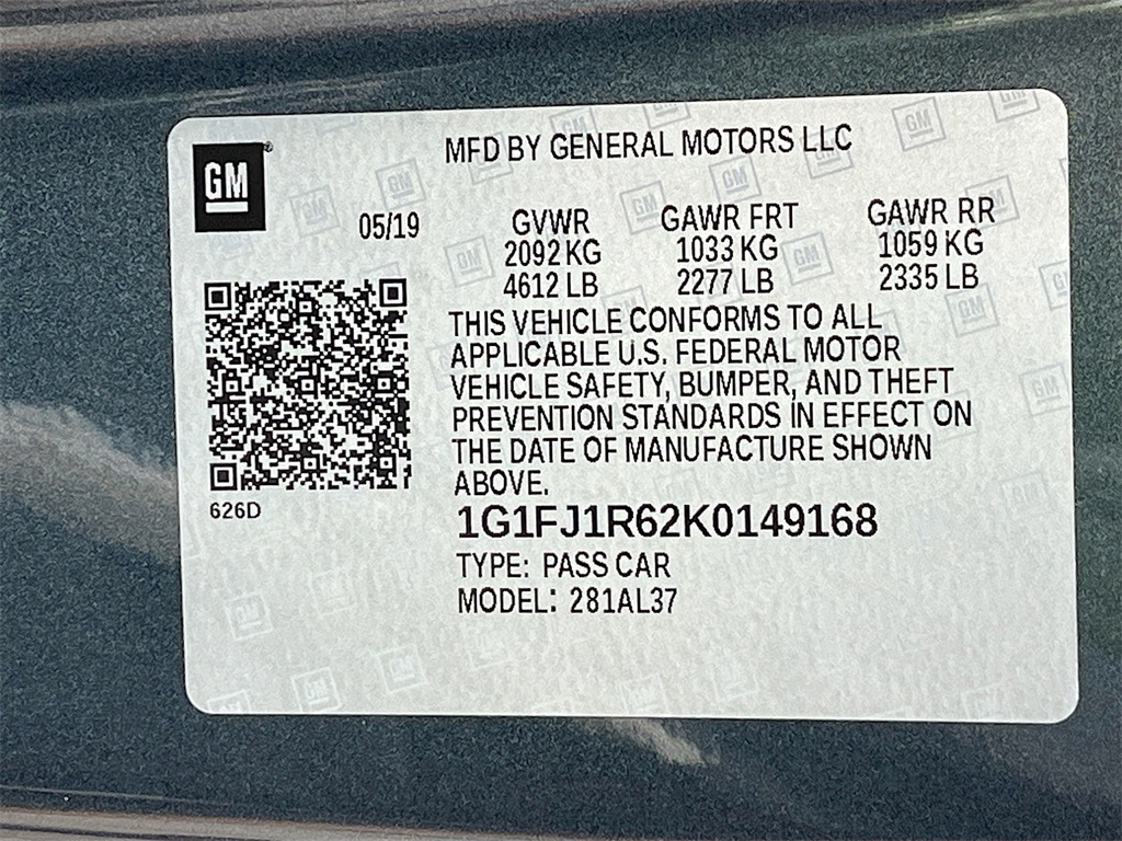 2019 Chevrolet Camaro ZL1 Gray at Community Honda