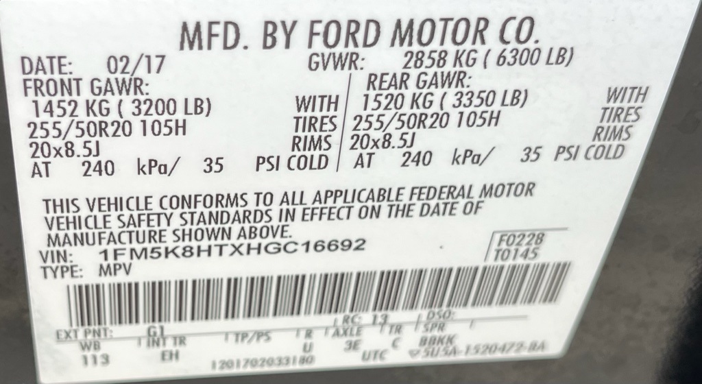 2017 Ford Explorer Platinum Black at Autostrade