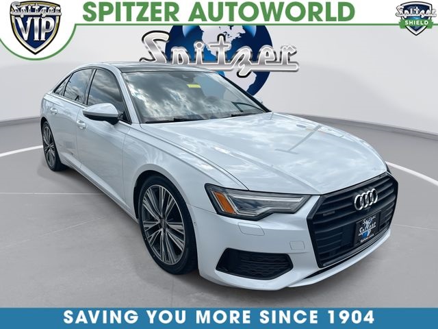 Glacier White 2020 Audi A6 Sedan All-Wheel Drive 7-Speed Automatic