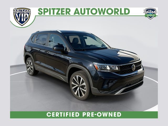 Deep Black Pearl 2022 Volkswagen Taos SUV / Crossover Front-Wheel Drive 8-Speed Automatic