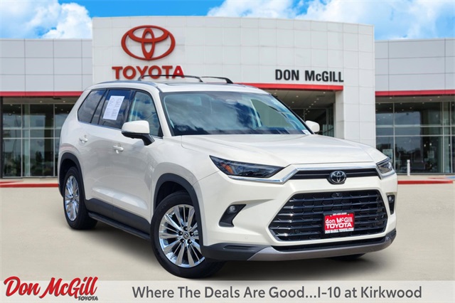 2024 Toyota Grand Highlander Platinum White at Don McGill Toyota