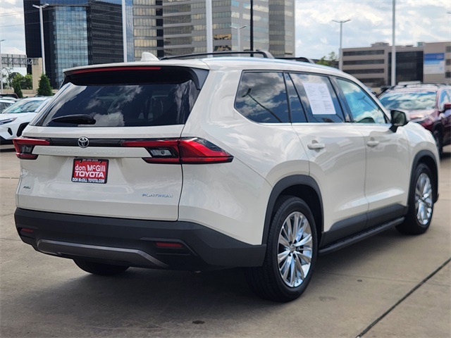 2024 Toyota Grand Highlander Platinum White at Don McGill Toyota