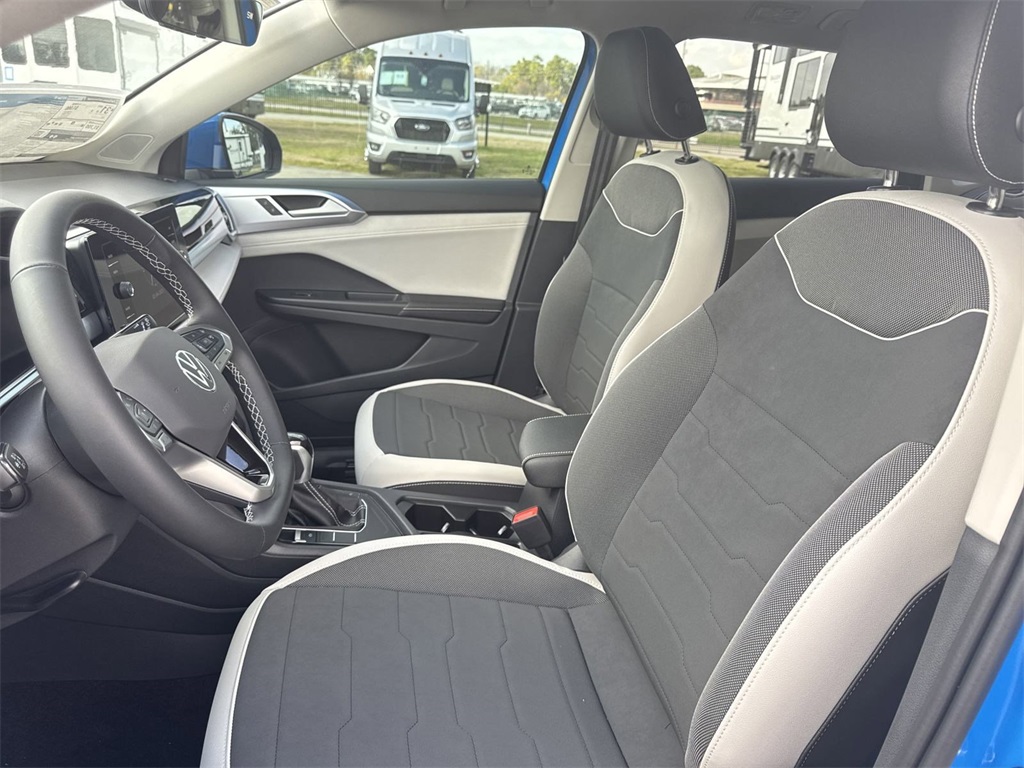 2025 Volkswagen Taos 1.5T SE Blue at DeMontrond Auto Country