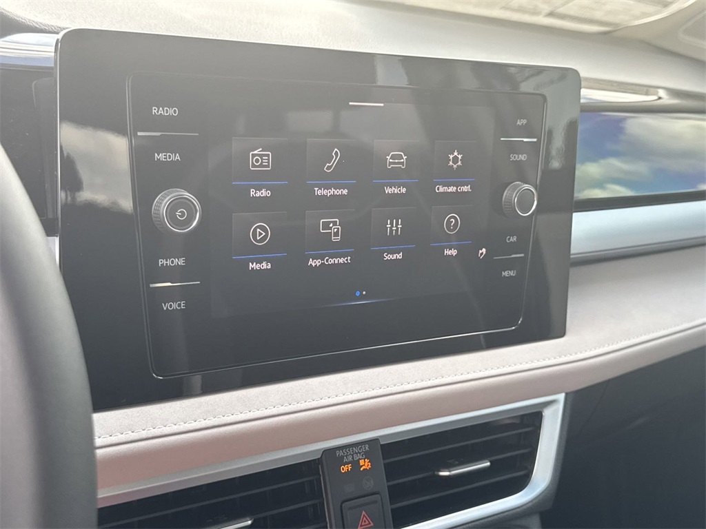 2025 Volkswagen Taos 1.5T SE Blue at DeMontrond Auto Country