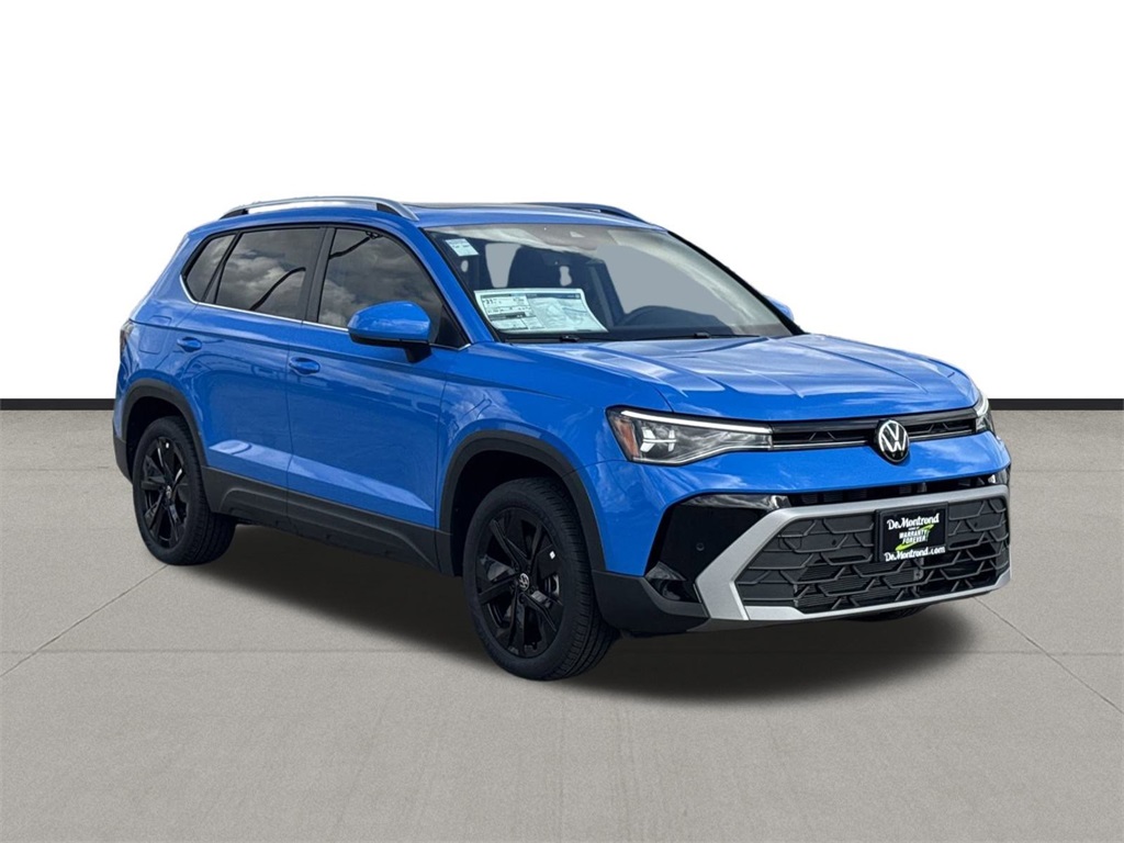 2025 Volkswagen Taos 1.5T SE Blue at DeMontrond Auto Country
