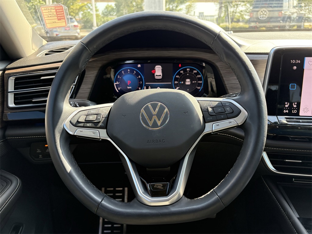 2024 Volkswagen Atlas 2.0T SEL Premium R-Line Silver at DeMontrond Automotive Group