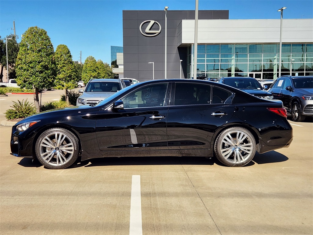 2024 INFINITI Q50 SENSORY Black at AutoSavvy Houston Southwest