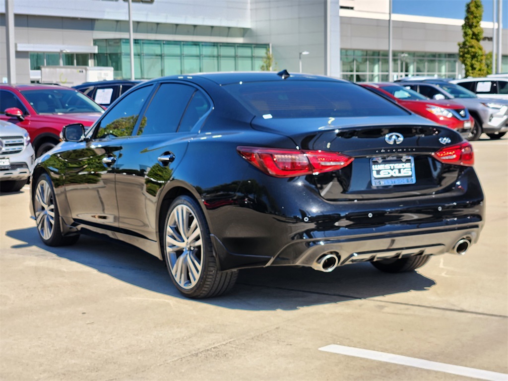 2024 INFINITI Q50 SENSORY Black at AutoSavvy Houston Southwest