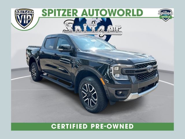 Shadow Black 2024 Ford Ranger Pickup Truck Four-Wheel Drive Automatic