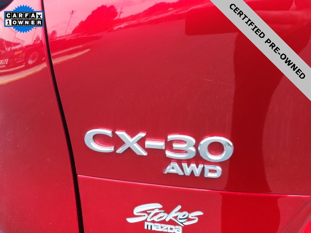 2022 Mazda CX-30 2.5 S Premium Package Red at Stokes Mazda