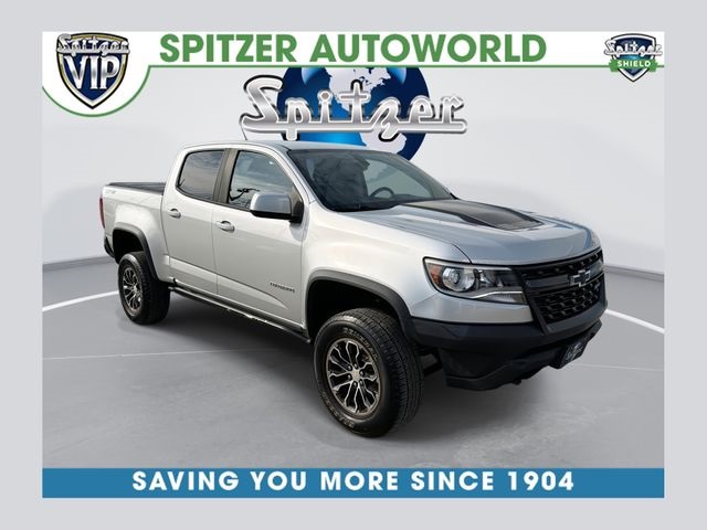 Silver Ice Metallic 2018 Chevrolet Colorado ZR2 Crew Cab 4WD Pickup Truck Four-Wheel Drive 8-Speed Automatic