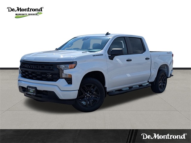 2025 Chevrolet Silverado 1500 Custom White at Monument Chevrolet