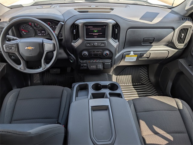 2025 Chevrolet Silverado 1500 Custom White at Monument Chevrolet