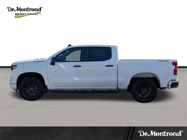 2025 Chevrolet Silverado 1500 Custom White at Monument Chevrolet