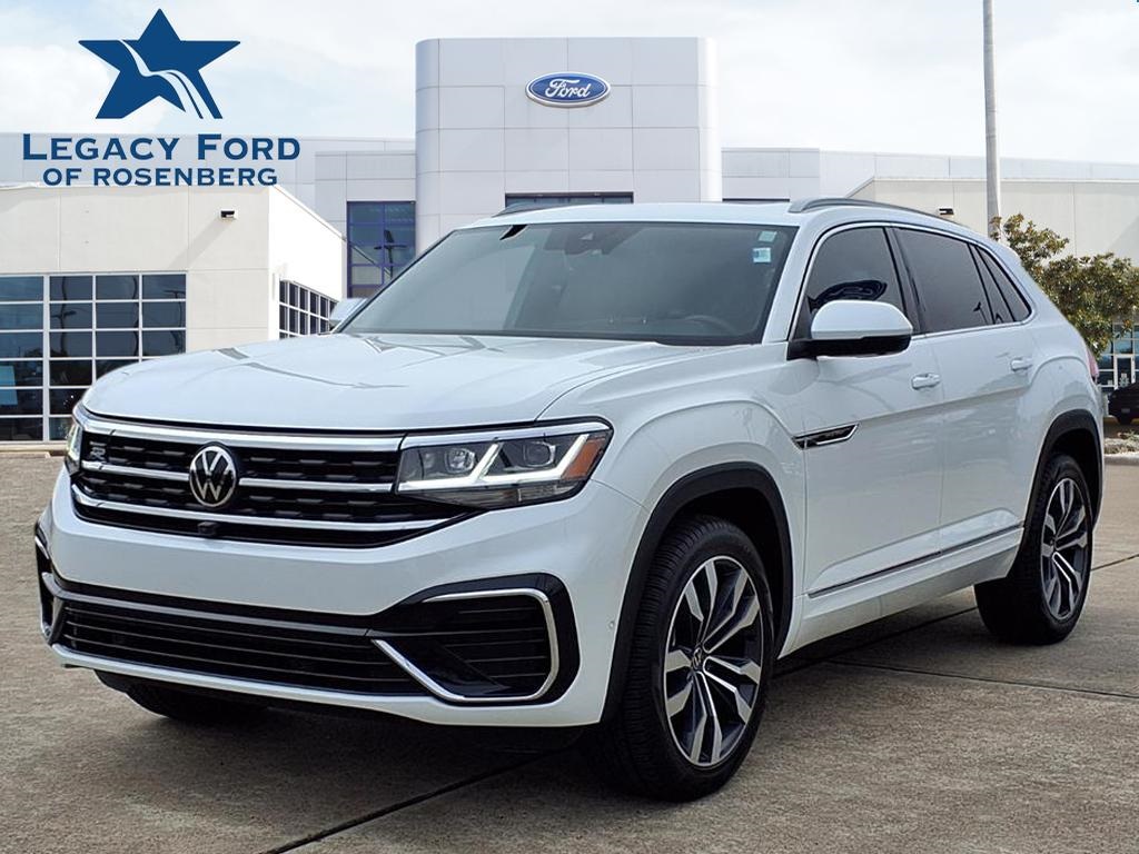 2022 Volkswagen Atlas Cross Sport 3.6L V6 SEL Premium R-Line White at DeMontrond Auto Country