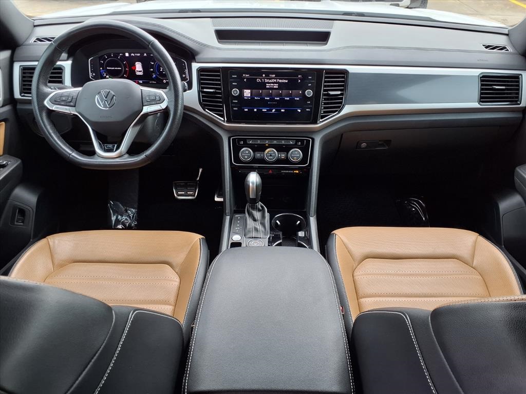 2022 Volkswagen Atlas Cross Sport 3.6L V6 SEL Premium R-Line White at DeMontrond Auto Country