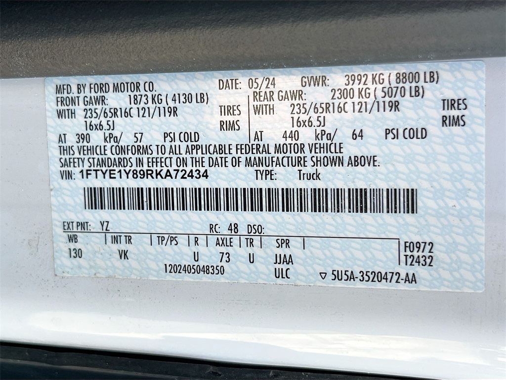 2024 Ford Transit-150 Base White at Legacy Ford