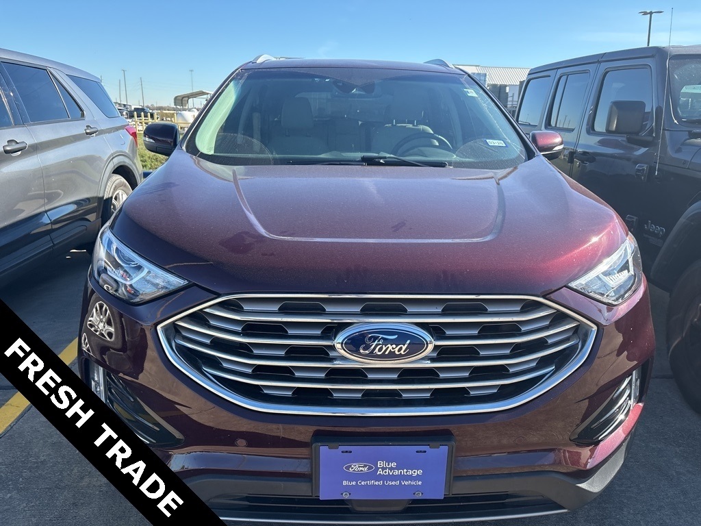 2020 Ford Edge Titanium Red at Community Honda