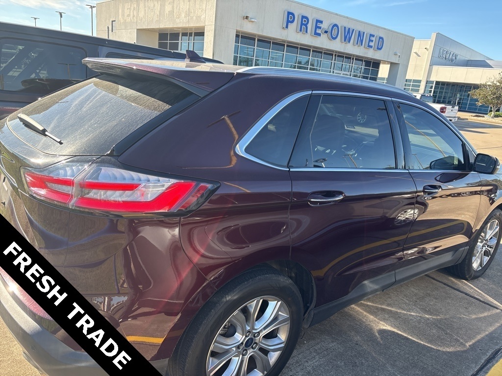 2020 Ford Edge Titanium Red at Community Honda