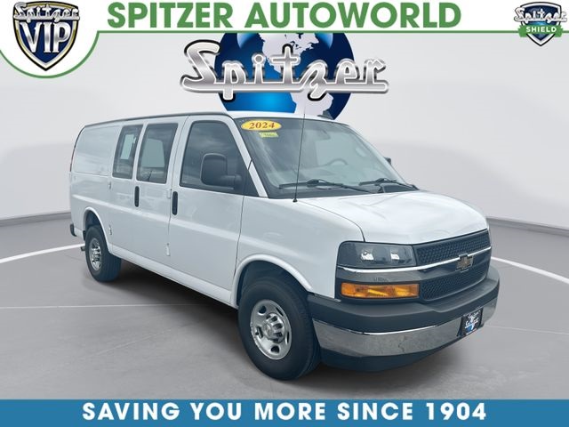 Summit White 2024 Chevrolet Express Cargo Van Rear-Wheel Drive Automatic
