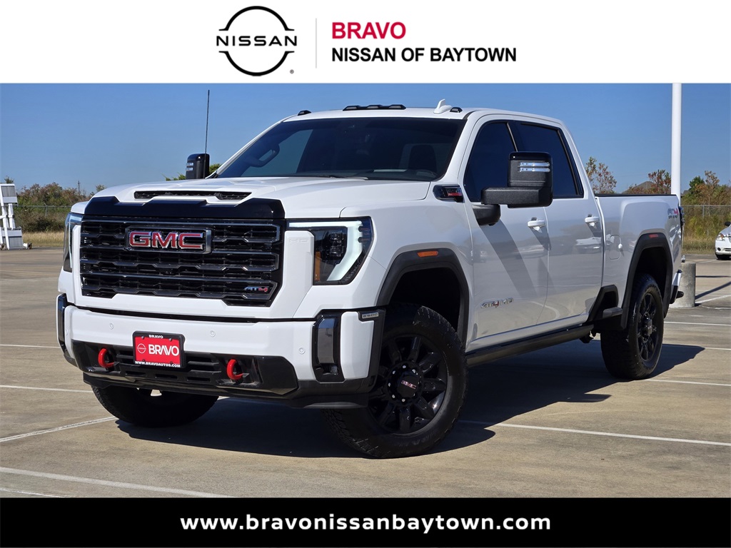 2024 GMC Sierra 2500HD AT4 White at DeMontrond Ford