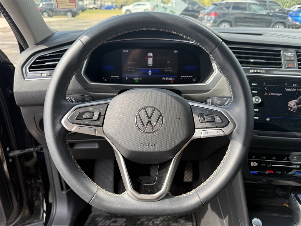 2022 Volkswagen Tiguan 2.0T SE Black at Durrett Motor Company
