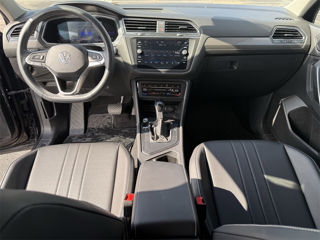 2022 Volkswagen Tiguan 2.0T SE Black at Durrett Motor Company