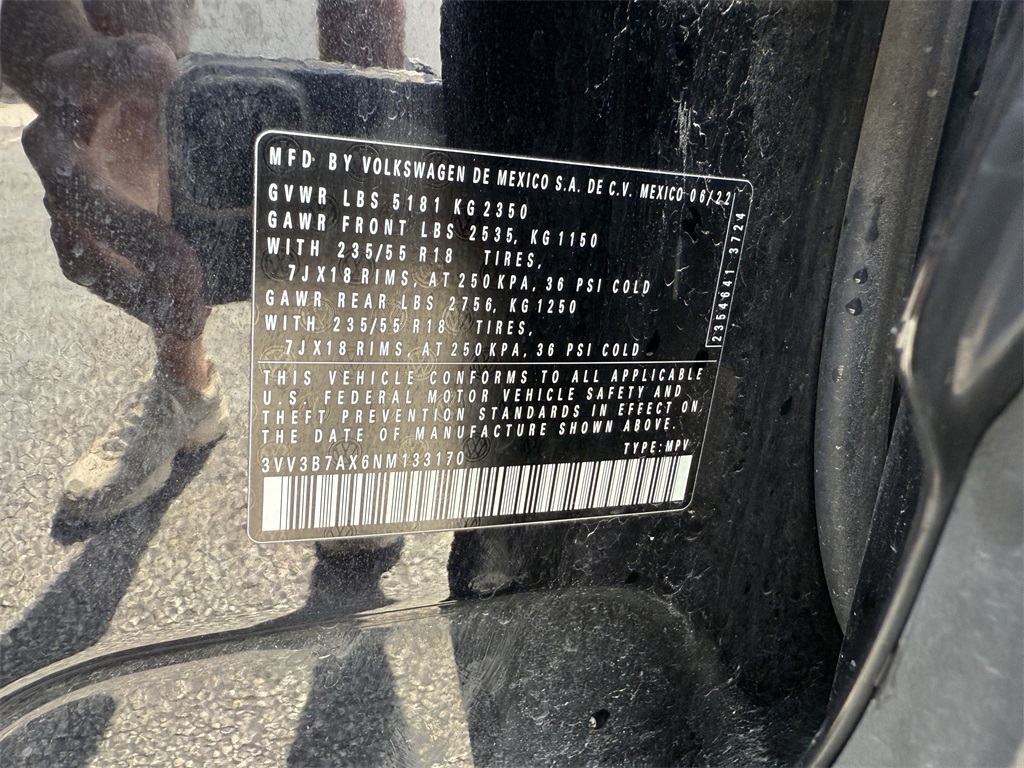 2022 Volkswagen Tiguan 2.0T SE Black at Durrett Motor Company