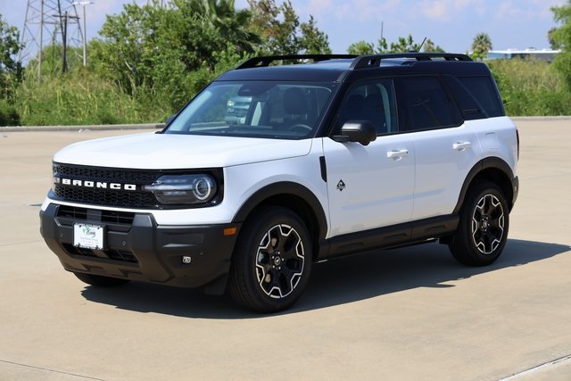 2025 Ford Bronco Sport Outer Banks White at Classic Ford Galveston