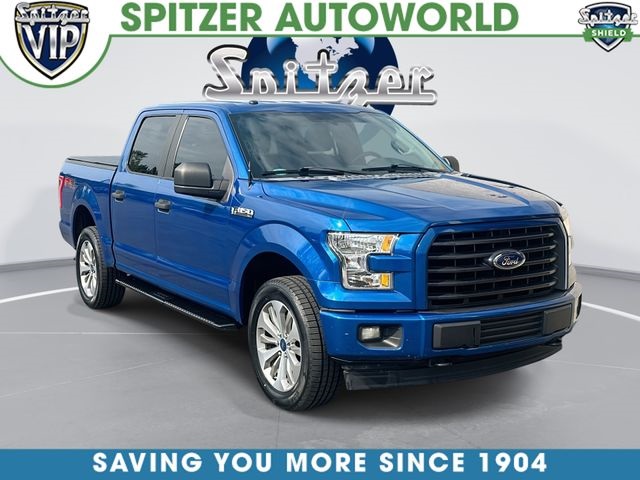 Lightning Blue 2017 Ford F-150 Pickup Truck Four-Wheel Drive 6-Speed Automatic