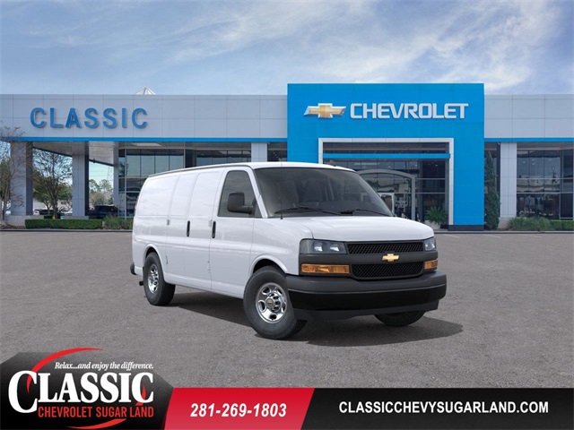 2025 Chevrolet Express 2500 Work Van White at Classic Elite Chevrolet Sugar Land