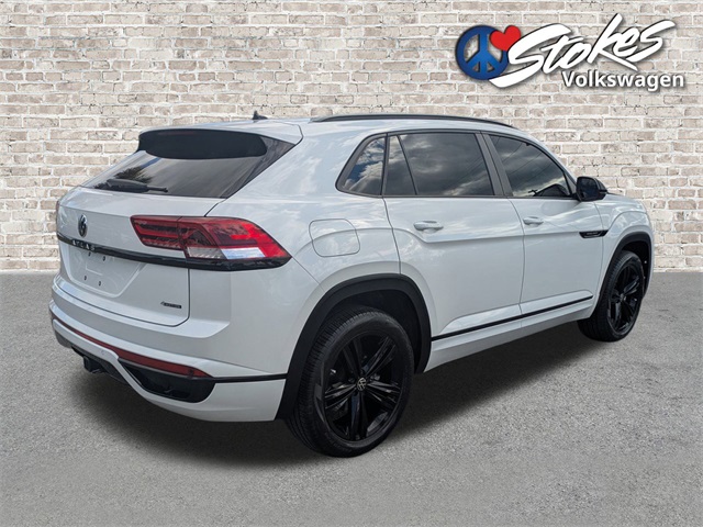 2023 Volkswagen Atlas Cross Sport 3.6L V6 SEL R-Line White at Stokes Volkswagen