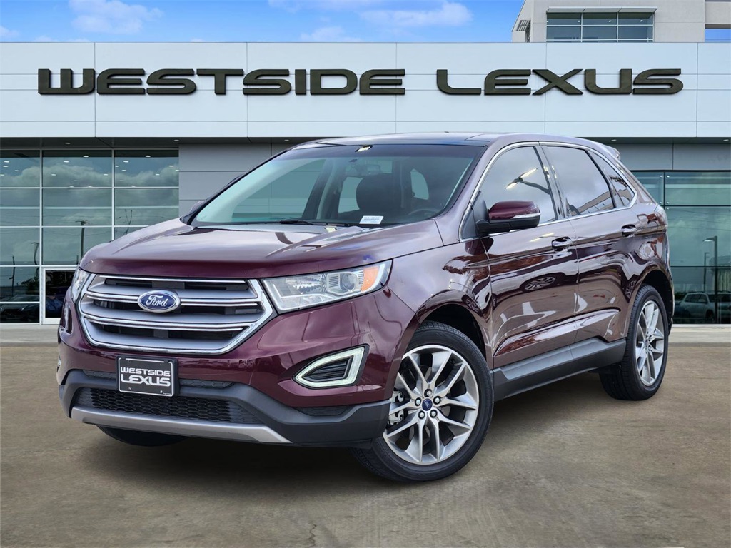 2017 Ford Edge Titanium Red at Autostrade