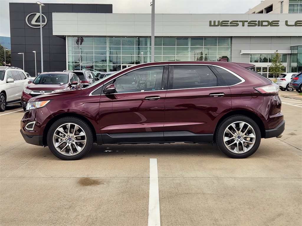 2017 Ford Edge Titanium Red at Autostrade