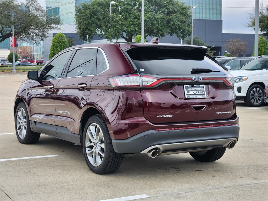 2017 Ford Edge Titanium Red at Autostrade