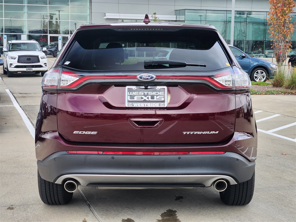 2017 Ford Edge Titanium Red at Autostrade