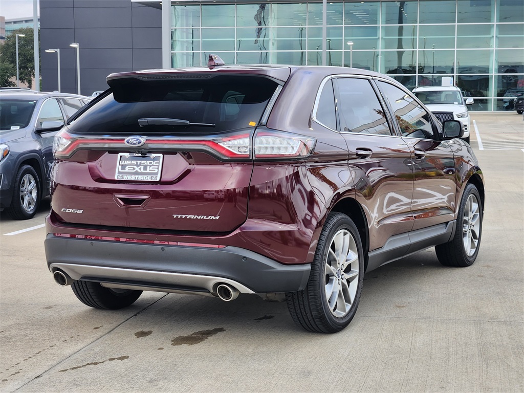 2017 Ford Edge Titanium Red at Autostrade