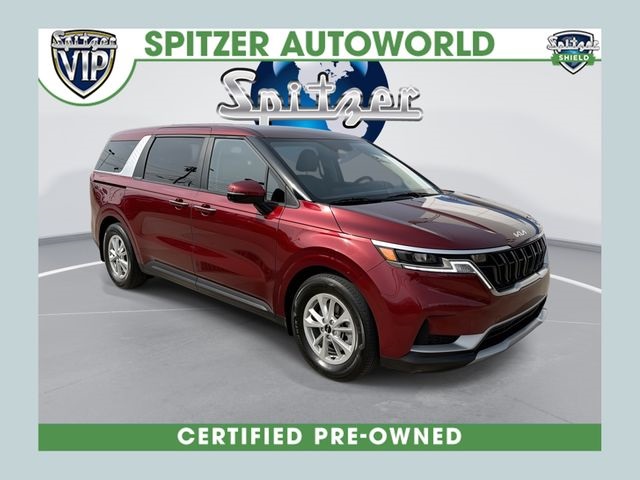 Flare Red 2024 Kia Carnival LX FWD Minivan Front-Wheel Drive 8-Speed Automatic