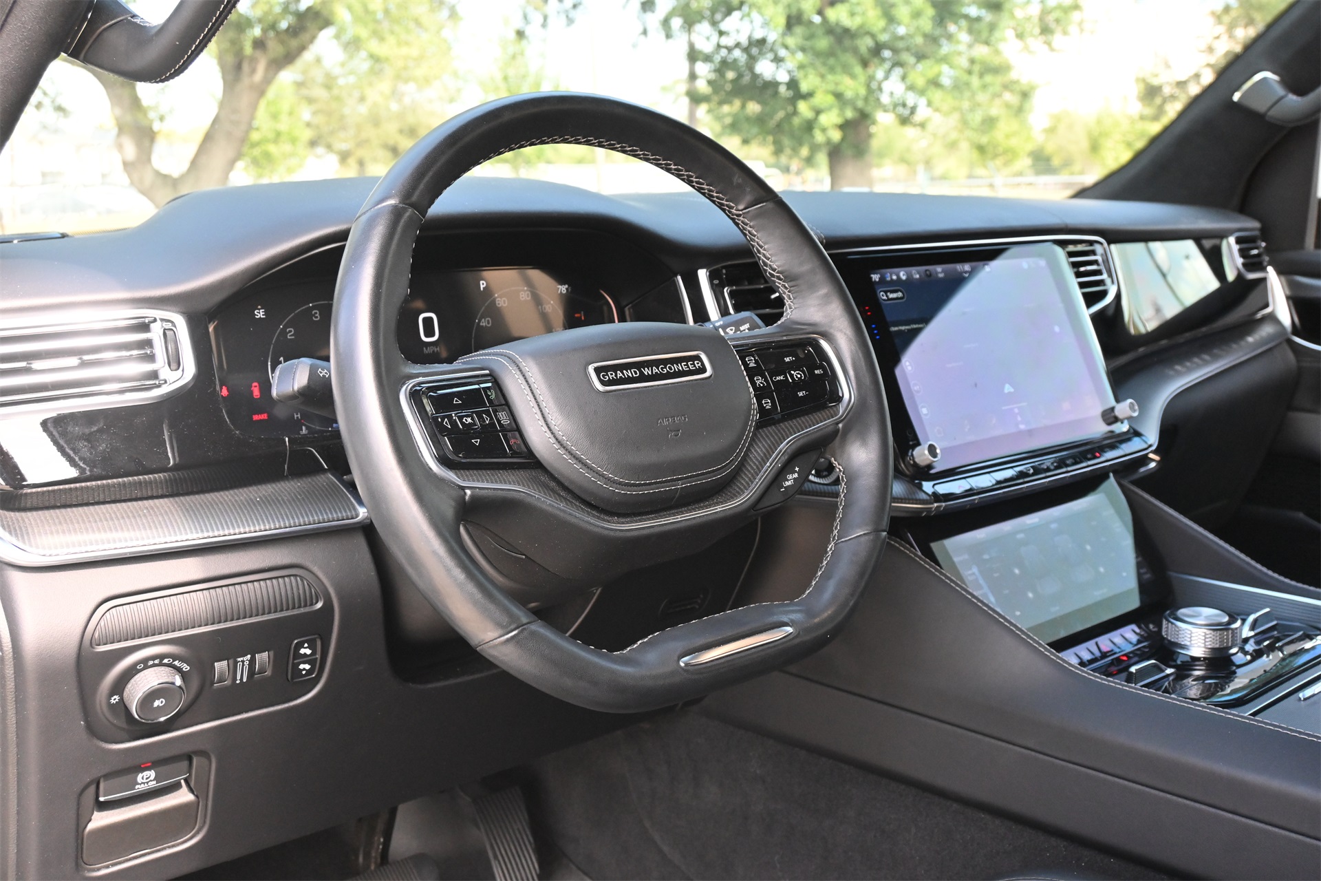2022 Jeep Grand Wagoneer Series II White at Victoria Chrysler Dodge Jeep Ram