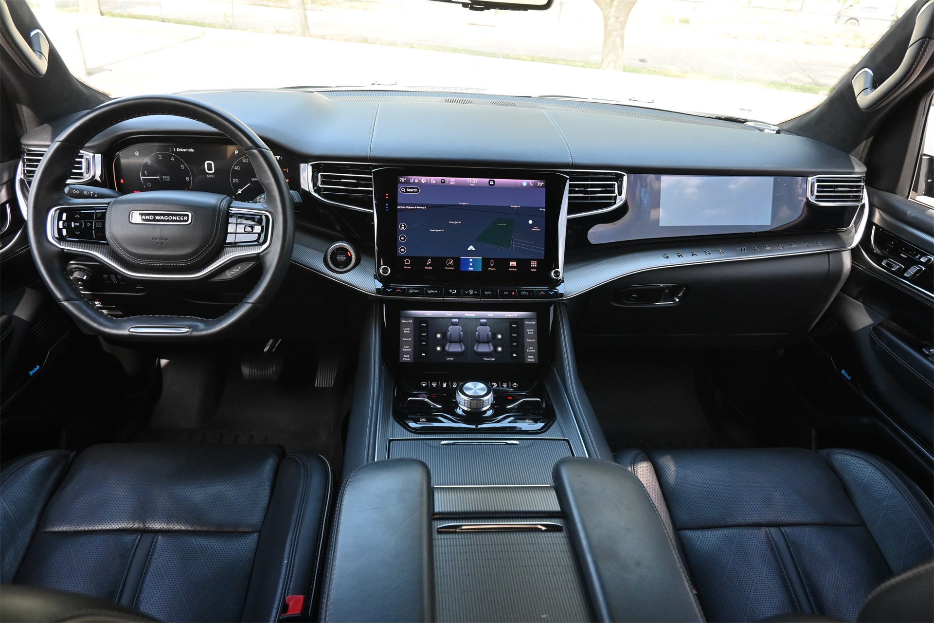 2022 Jeep Grand Wagoneer Series II White at Victoria Chrysler Dodge Jeep Ram