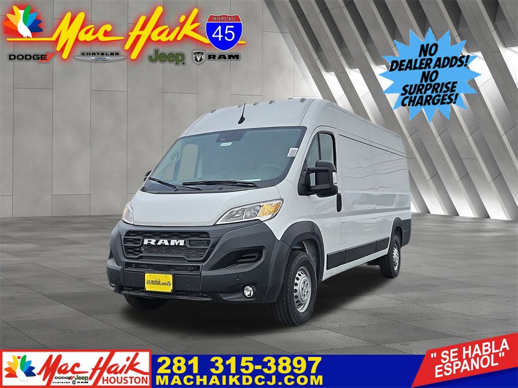 2024 Ram ProMaster 3500 High Roof White at Mac Haik CDJR North Houston