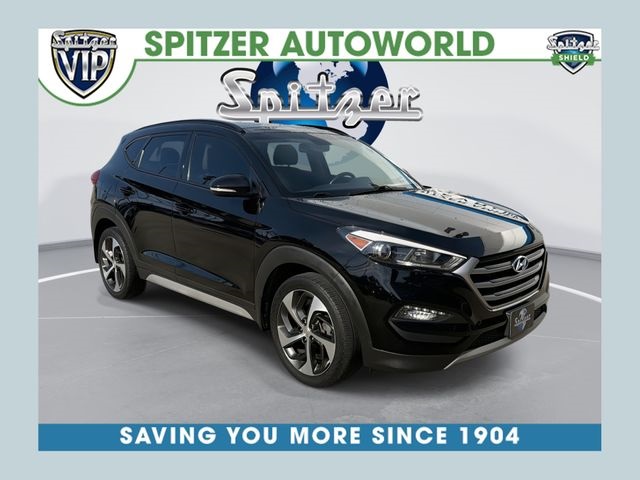 Black Noir Pearl 2018 Hyundai Tucson SUV / Crossover Front-Wheel Drive 7-Speed Automatic
