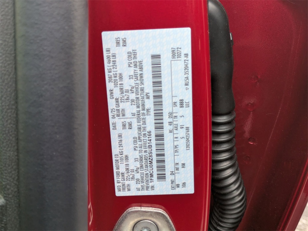 New 2025 Ford Escape For Sale in Findlay, OH