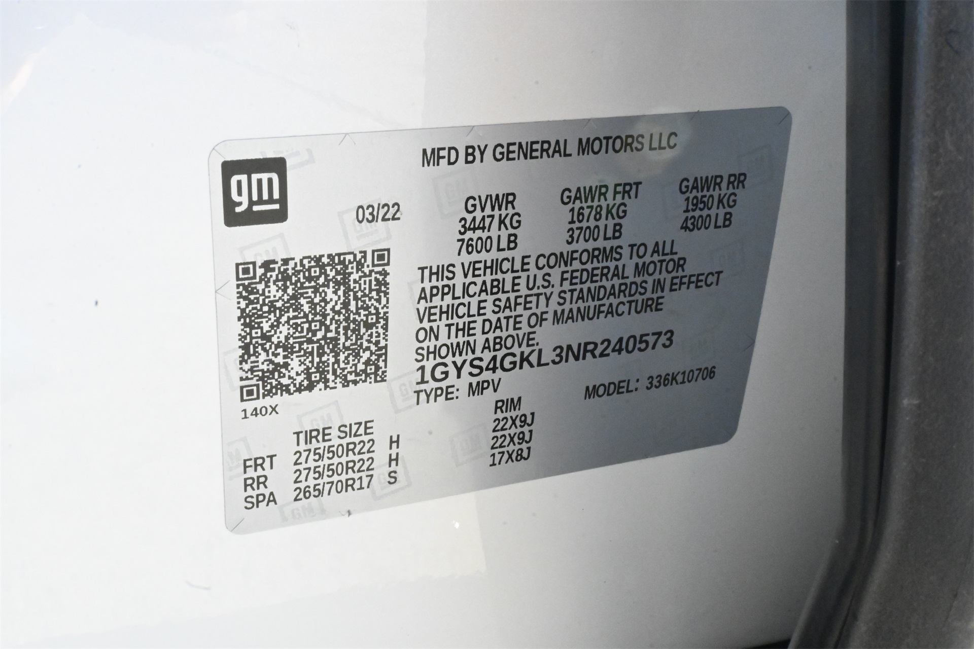 2022 Cadillac Escalade Sport Platinum White at Bayway Cadillac Southwest