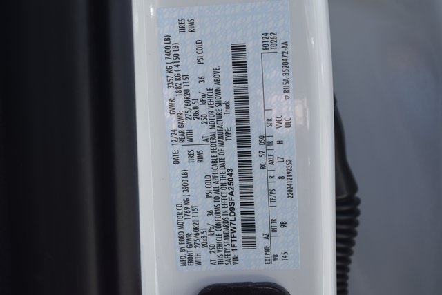 2025 Ford F-150 Platinum White at DeMontrond Ford